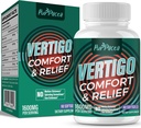 Liposomal Vertigo Supplement 1600MG, Advanced Absorption Formula, Natural Inner Ear Balance Supplement with Ginger & Ginkgo Biloba Extract, 60 Softgels, 30-Day Supply