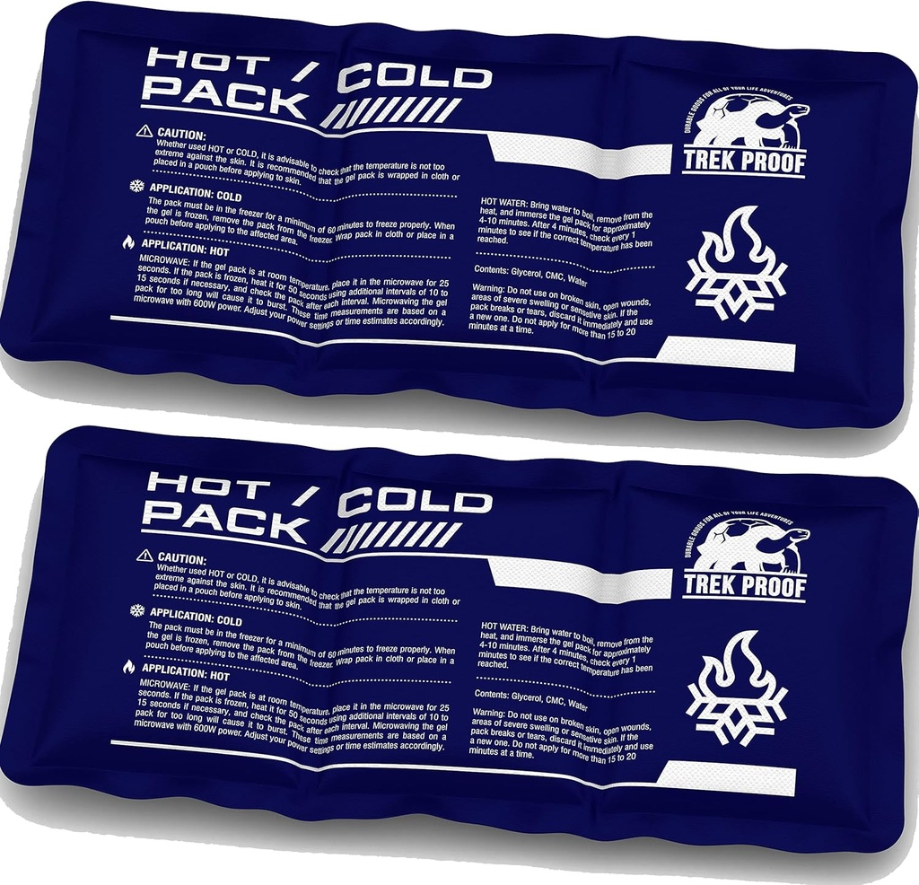 Fleksibel Ice Pack til smerteløsning - Genanvendelig Gel Pack til Knee, Skulder, Ankle, Tilbage og Mere - Benbar til brugertilpasset komfort