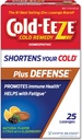 Cold- Eeze Plus Defense Natural Citrus med Elderberry Zink Lozenges, Homøopatisk Cold Remedy, kortere fælles kolde symptomer, fremmer immunsundhed med Sambucus Nigra, Echinacea og Rose HIPS, 25 Ct