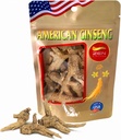 Zen Ginseng - 4 oz pose af uovertruffen amerikansk Ginseng - non-GMO, Gluten Free. Tilføj denne Ginseng i suppe, te, kaffe, saft, Smoothies og bagning (Barrel Root 4 oz Bag)