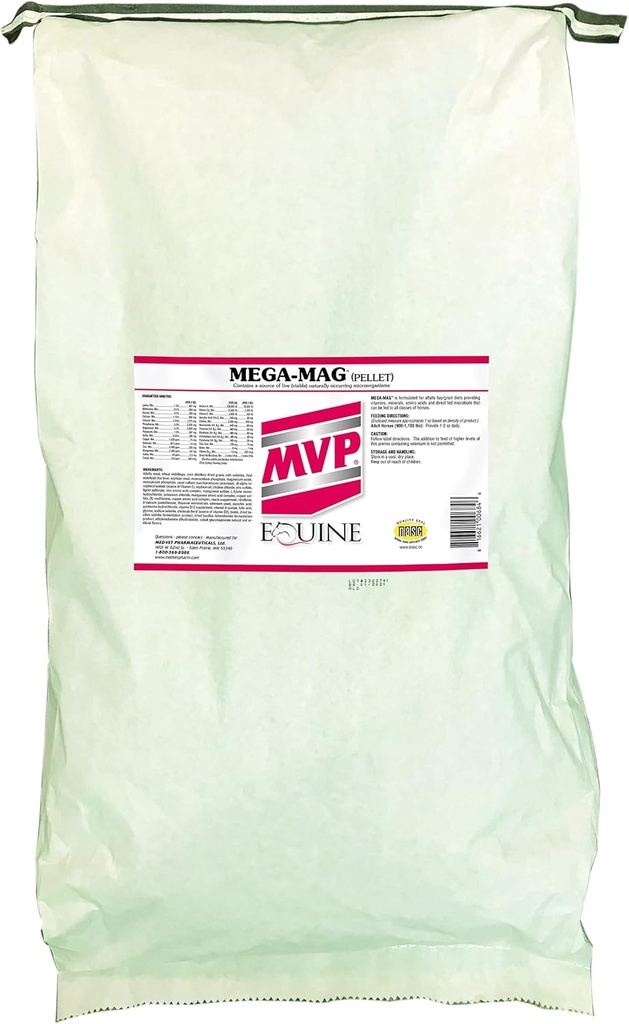 Mega- Mag (50 LB taske) Balanceret Multi Vitamin / Mineral supplement til Alfalfa Hay Diets