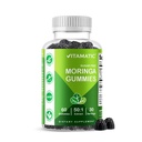 Vitamatisk sukker fri Moringa Gummies - 10.000 mg Ækvivalent per servering (fra 200 mg af 50: 1 ekstrakt) - Grøn superfood supplement - 60 pectin- baserede Vegan Gummies - Ingen sukker tilsat
