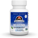 Source Naturals Melatonin, hjælper med at fremme søvn * 2, 5 mg - 60 pebermynte Flavored Lozenges