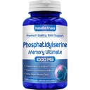Hukommelseskompleks til Hjerne Support 124; Phosphatidylserin Supplement med Hukommelse og Fokus Kompleks med Ginkgo Biloba DMAE Rosemary og Gotu Kola Buddy 124; Made and Testede USA (66 Day Supply)