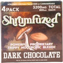 Proprietary Nootrope Gummy 3200mg - Lions Mane, Reishi, Chaga, og Cordycep Nootrope Tripee Mushroom Blend (4, mørk chokolade)