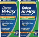 Osteo Bi- Flex Triple Strength Glucosamin med gurkemeje, fælles kosttilskud, overtrukne tabletter, Original version, 80 Greve (pakke af 2)