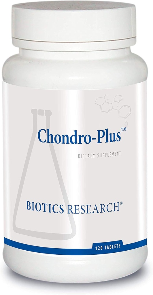 Biotics Research Chondro Plus ™ - Renset Chondroitin Sulfates, Chondroprotection, Omfattende support for Connective Tissue, Atletisk Support 120 tabletter