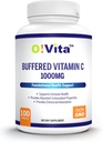 Buffered C-vitamin 1000mg til støtte for immunsundhed, 100 buffered ikke- GMO tabletter, 100- dages forsyning