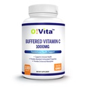 Buffered Vitamin C 1000mg for Support of Immune Health, 100 buffered Non-GMO Tablets, 100-day Supply