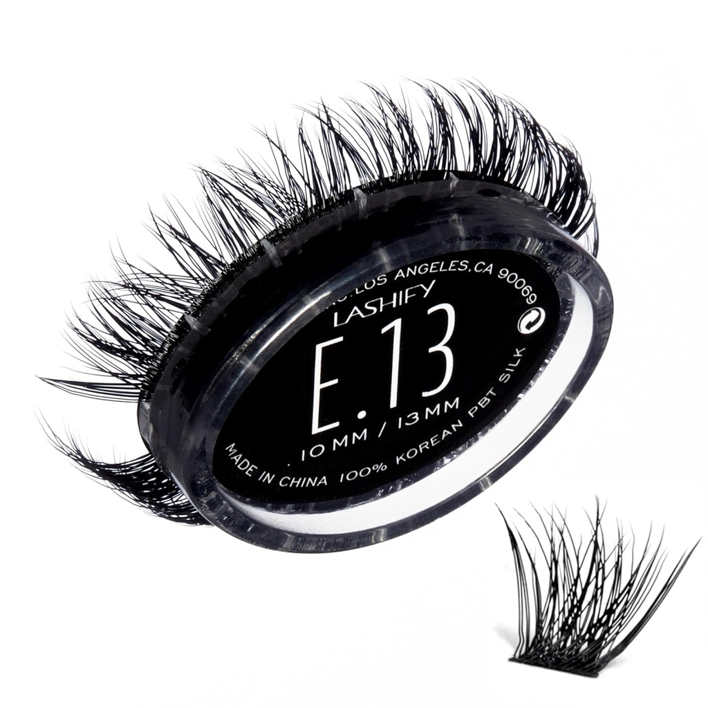 Lashify Extreme 13mm Gossamer gør dig Eyelash Extensions Refill, Black, Easy False Lass To Add Tremonous Volume