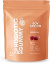 Kids Probiotiske Gummies- Immunstøtte til børn Probiotiske Multi Enzyme, fordøjelsesfremmende & Gut Comfort - Probiotika og Prebiotika Chewable Multivitamin, Jordbær Flavor - Økologisk, Vegan, 60 Gummy Vitaminer