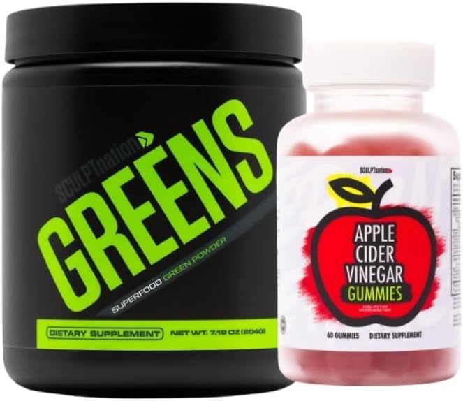 Schedpt Nation af V Shred Green Unflavored og Apple Cider Vincious Gumies Bundle