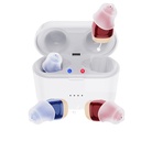 Høreapparater til seniorer, genopladeligt høreapparat 10 Channel Mini Høreapparat med støj Annullering Høreforstærkere til voksne med opladning sag