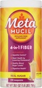 Metamucil, Psyllium Husk Powder, Unflavored Original Texture, with Sugar, 114 Servering, 4-in-1 Fiber Supplement, Daily Psyllium Husk Fiber Powder Hjælp Støtte fordøjelsessygdomme ved at fremme regelmæssighed *