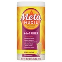 Metamucil, Psyllium Husk Powder, Unflavored Original Texture, with Sugar, 114 Servering, 4-in-1 Fiber Supplement, Daily Psyllium Husk Fiber Powder Hjælp Støtte fordøjelsessygdomme ved at fremme regelmæssighed *