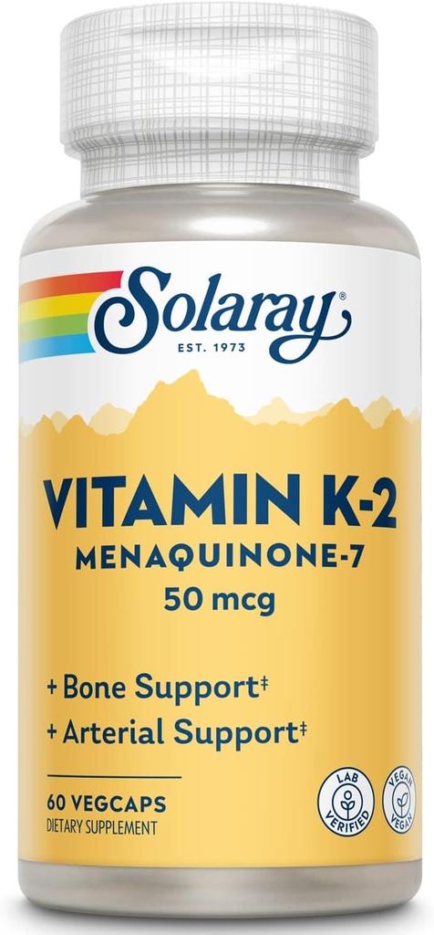 SOLARAY K-2 Mk- 7 50 Mcg VCapsules