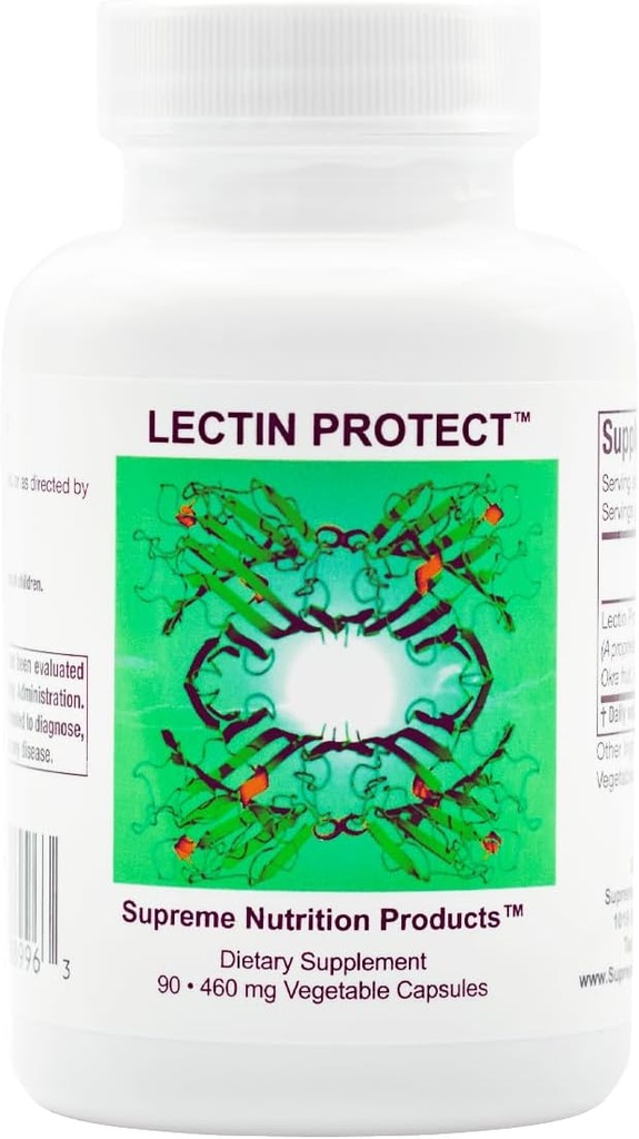 Supreme Nutrition Lectin Protect, 90 Pure Herbal Kombination Vegetariske kapsler