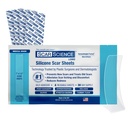 Medical Grade Silicone Scar Sheets - 7 "Genanvendelige vand- resistent Silicone Tape til Scars - Clear Breathable Tape til C- sektion, Tummy Tuck, Kirurgiske Scars, og Keloider - 4 -Pack
