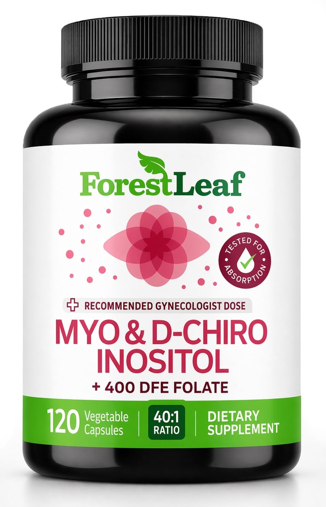Myo- Inositol & D- Chiro Inositol Supplement for kvinders sundhed