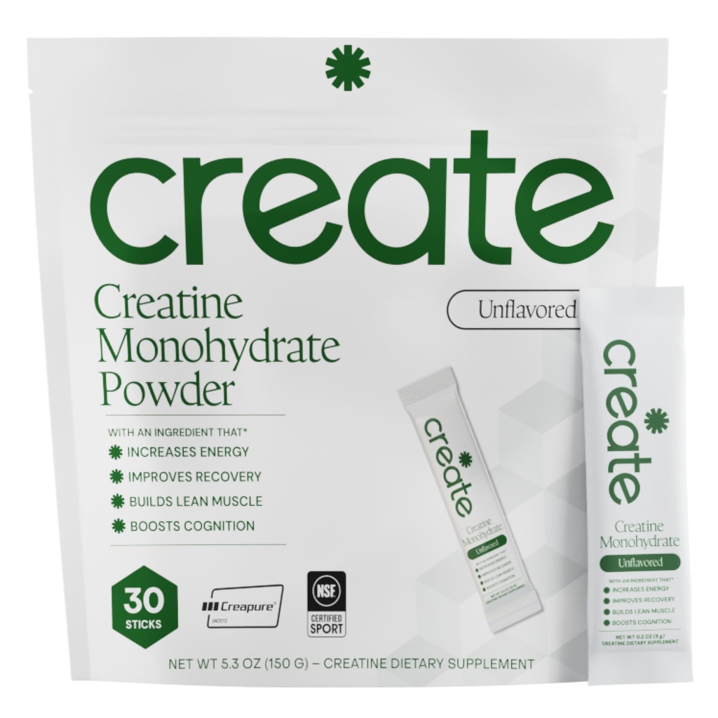 Opret Single Serve Creatin Monohydrat Powder - 5g Creapure Creatin Mead124; Redefining Strength, Energy & Recovery Mead124; Sugar- Free, Vegan, Non- GMO Mead124; Unflavored, Let sødet, 0 Kalorier Mead124; 30 Pakninger