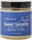 Elderberry Queen Sweet Serenity Magnesium Balm til søvn 4 oz, Kid Safe (Lavendel)
