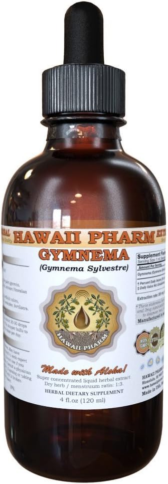 Hawaii iPharm Gymnema (Gymnema Sylvestre) Flydende ekstrakt 4 oz