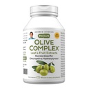 ANDREW LESSMAN Olive Complex - 30 kapsler - blade og frugt ekstrakter. Standardiseret for Oleuropein og Hydroxytyrosol til at understøtte kardiovaskulær og immunforsvar. Lille let at synke kapsler