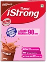 Manna i Strong 400g Iron Fortified Womens Health Drink Mix (Chocolate) Iron Supplement Iron Lock Formula with VIT C, B9, B12