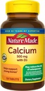 Nature Made Calcium 500 mg med D3- vitamin, Kosttilskud til benstøtte, 130 tabletter