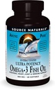 Source Naturals ArcticPure Omega-3 Fish Oil 850mg Ultra Potency EPA + DHA For hjerte, fælles, hjerne og immunforsvar -Enteric coated For sensitive stomachs - 60 Softgels