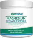 Rootcology by Dr. Izabella Wentz | Magnesium Citrate Powder | 300mg Magnesium for Relaxation and Regularity Support | Natural Mixed Berry Flavor | 270g / 60 Servings
