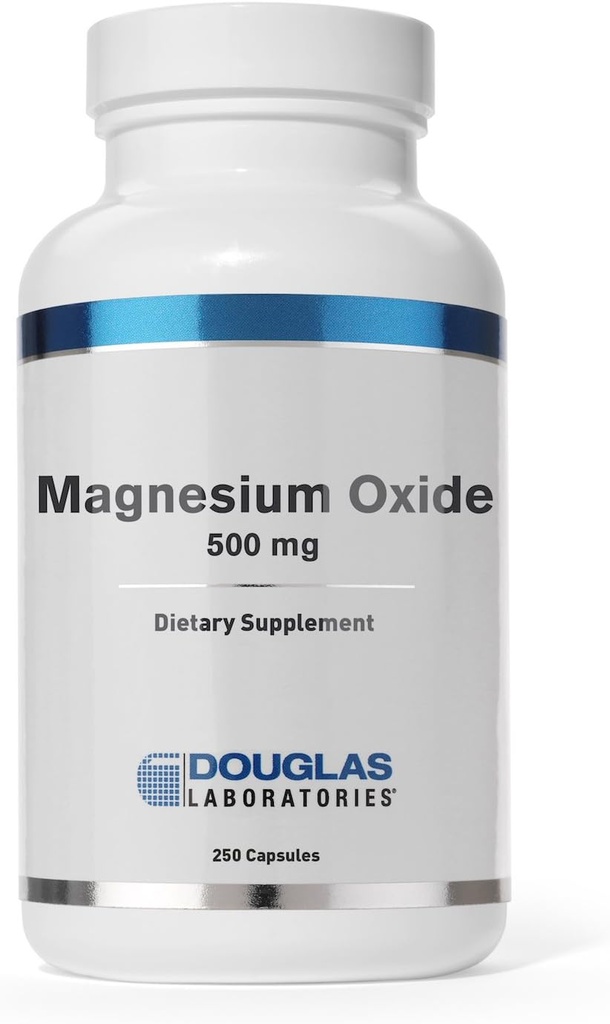 Douglas Laboratories ® - Magnesium Oxide - understøtter normal hjertefunktion og knoglendannelse * - 250 kapsler
