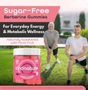 Kindnature Berberine Gummies 1000mg med Ceylon Cinnamon & Resveratrol - Sugar- Free Vegan Supplement for Blood Sugar Support, Metabolisme, Cravings Wellness - Non-GMO, Gluten- Free