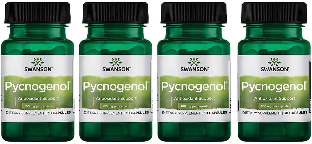 Swanson Pycnogenol 100 milligram 30 kapsler 4 pakning