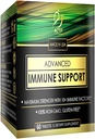 Aktif avanceret immunforsvar med 10 + Faktorer for Immunitet Booster - 100% Natural, Non- GMO, 60 tæller