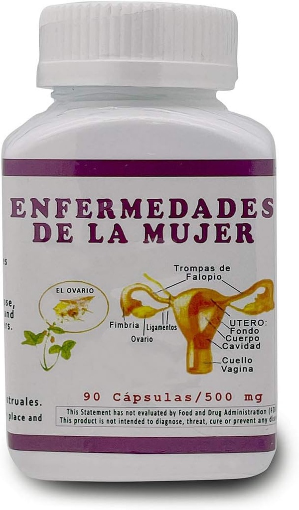 Enfermedades De La Mujer 500 mg 90 Kapsler