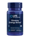 Life Extension Ginseng Energy Boost, Energy Support, Sund Stress Management, Glutenfri, Non- GMO, Vegetar, 30 Kapsler