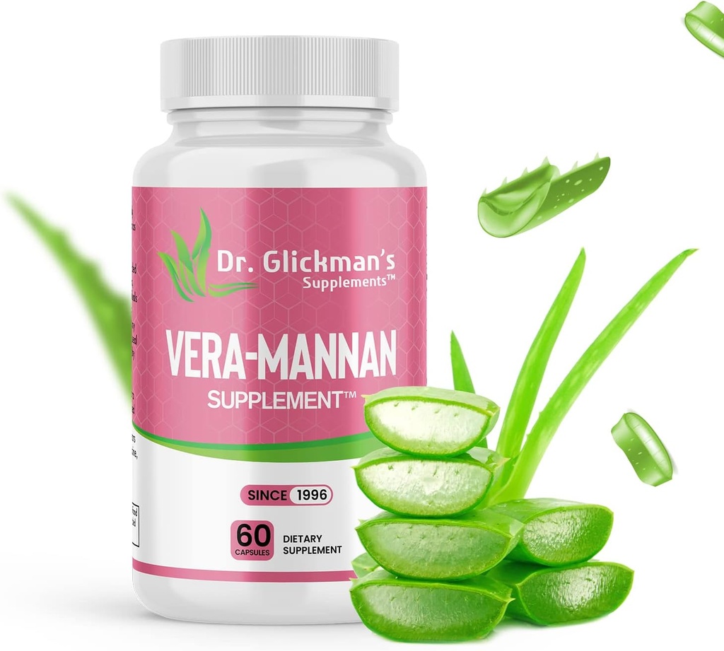 Vera- mannan Aloe Vera Supplement, 1 flaske, 60 kapsler