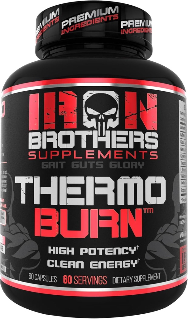 Iron Brothers Kosttilskud Fat Burner - Hardcore Vægttab piller for kvinder & mænd