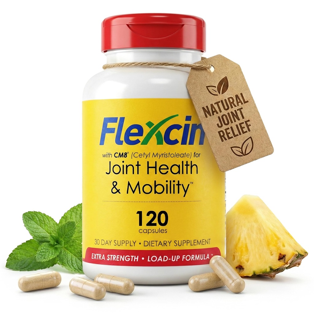Flexcin Belastningsformel med CM8 (120 kapsler)
