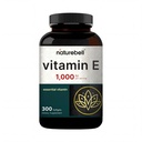 NatureBell Vitamin E Oil Softgels, 1000 IE per servering, 300 Pills • 124; Væsentlige antioxidant kosttilskud, Nemt Absorberet Form - understøtter hud, hjerte, og immunforsvar - ikke-GMO