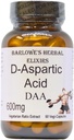 Barlowe 's Herbal Elixirs D- Aspartasyretilskud Supplement 124; DAA - 124; 600 mg Per Capsule