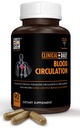 Klinisk daglig blodcirkulation supplement. Slagtere Brun, Horse Chestnut, Cayenne, L- Arginin, Diosmin. Herbal Varicose Vein Behandling. Stakkels cirkulation og Vein Support. 90 Kapsler
