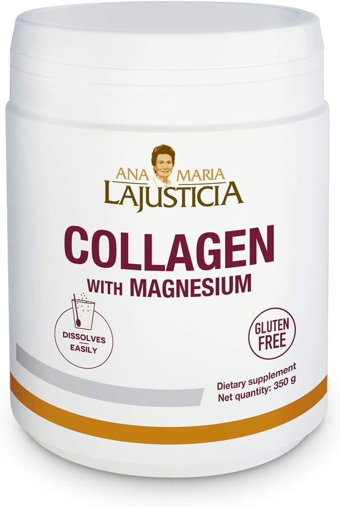 Ana Maria Lajusticia collagen med Magnesiumpulver (350 g naturlig smag)