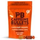 Koffein Bullet Energy Chews - Chokolade Orange. 40 * 85mg - Hurtigere Kick Than Pills, Gels og Gum. Sport Science for løb, Cykling, Gaming & A Pre Workout Endurance Boost.