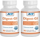 Digital- GI fordøjelsesenzymer - (90 x 2) Vegetarisk Capsules- fordøjelse og bloating Relief for kvinder og mænd