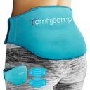 Comfytemp Ice Pack til Rygsmerter Relief, 2 pakker, FSA berettiget, Genanvendelig Gel Lavere Ryg Wrap Ice Brace til Sciatica Injuries, Hot Cold Compression til Lavere Lumbar, Waist, Mænd Kvinder efter Kirurgi Gave