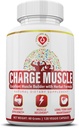 Natural Herbal Muscle Builder - Premium 7-in-1 Plant- baseret formel med BCAA 'er for Post Workout Inddrivelse, Muscle Strength, Sleep & Cramp Relief