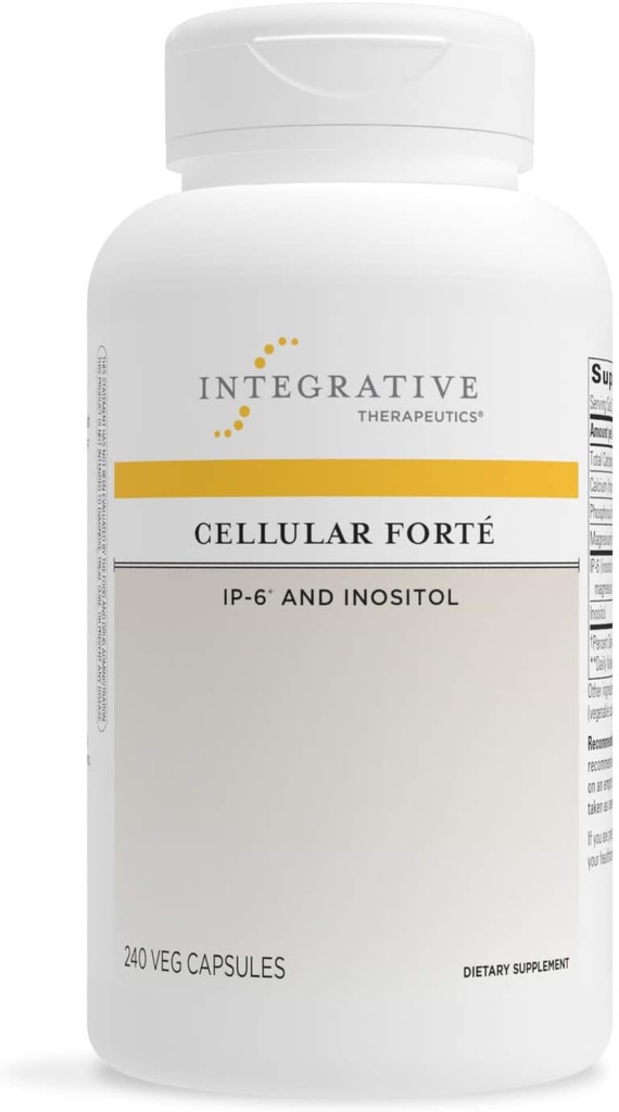 Integrative Therapeutics Cellular Forte - immunsupporttillæg med IP- 6 og Inositol * - Gluten Free - Dairy Free - Vegan - 240 kapsler