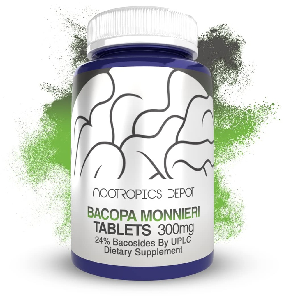 Bacopa monnieri Extract Tablets against 124; 240 Greve Note 124; Minimum 24% Bacosider Beeg 124; Kan hjælpe støtte Kognitiv funktion; Kan hjælpe støtte Stress Management